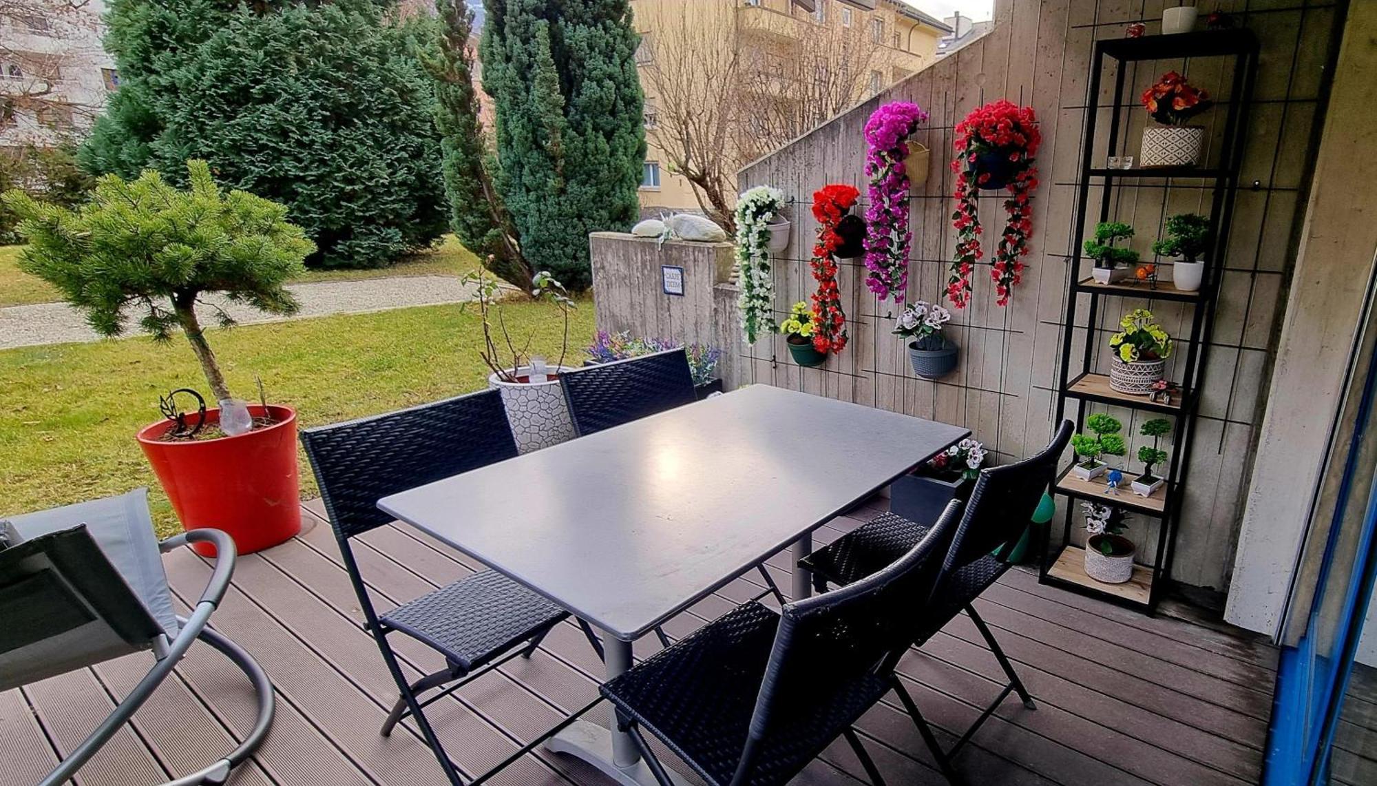 Appartement Avec Terrasse Sion Exteriér fotografie
